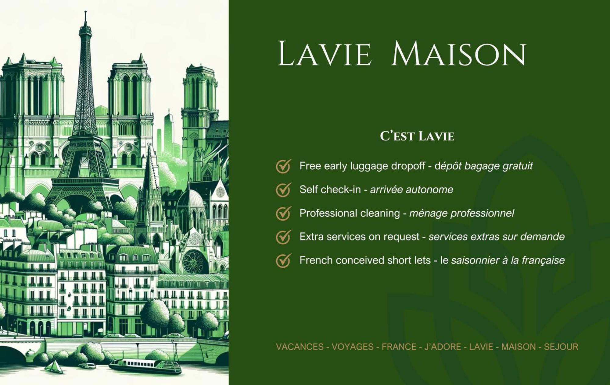 Lavie Maison Balneo Garden Flat Bordeaux Esterno foto